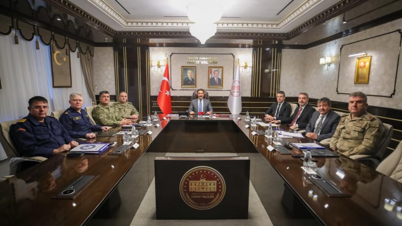 Hatay’da Asayiş ve Güvenlik Masaya Yatırıldı