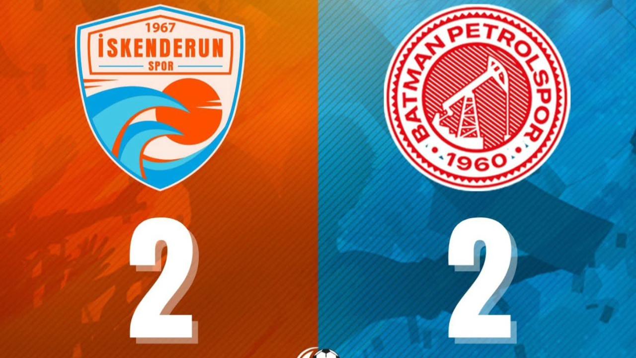 İskenderunspor’dan Lider Karşısında Son Dakika Beraberliği