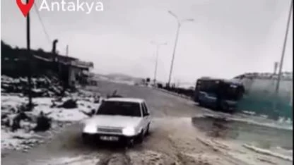 Karda Drift Pahalıya Patladı
