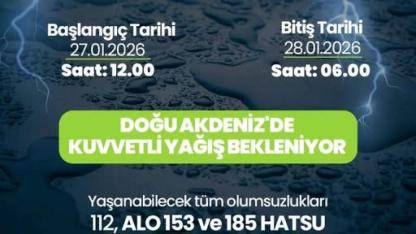 Kıyı İlçeleri İçin Alarm