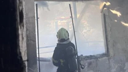 Mesken Yangını Paniğe Neden Oldu