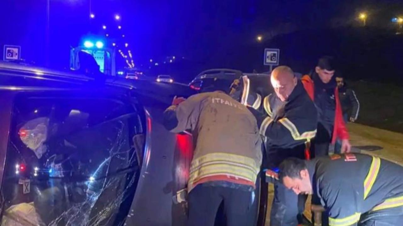 Otomobil Vidanjöre Çarptı