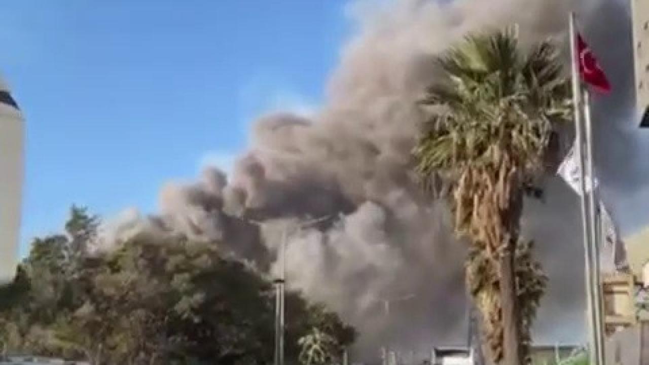 Patlamayla Yükselen Duman Paniğe Neden Oldu