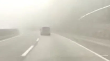 Sağanak Yağış Sonrası Görüş Mesafesi Düştü