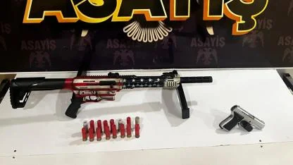 Samandağ’da Ruhsatsız Silah Operasyonu