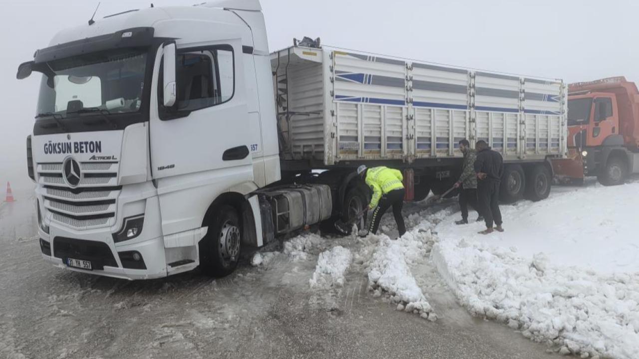 Sürücüler Zor Anlar Yaşadı