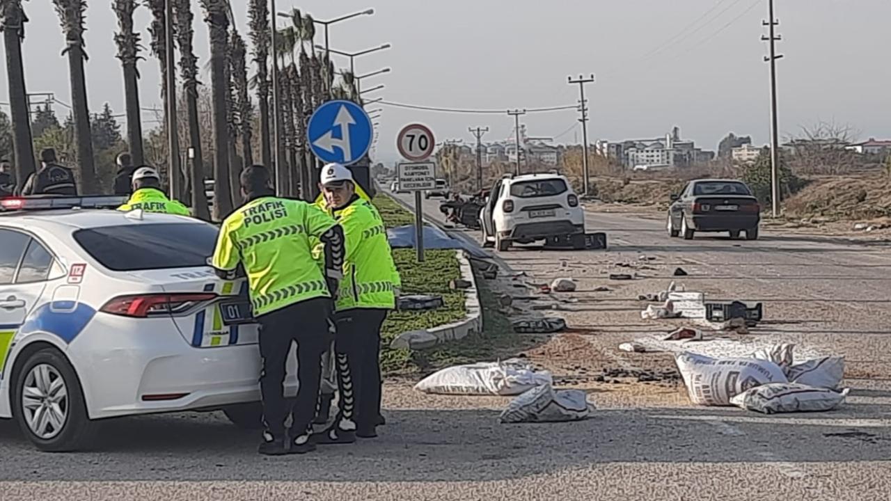 SUV tipi araçla çarpışan motosikletin sürücüsü öldü