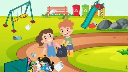 Temizlik Timi Miniklerle Buluşuyor