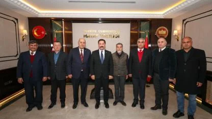 TOSYÖV Hatay Destekleme Derneği’nden Vali Masatlı’ya Ziyaret