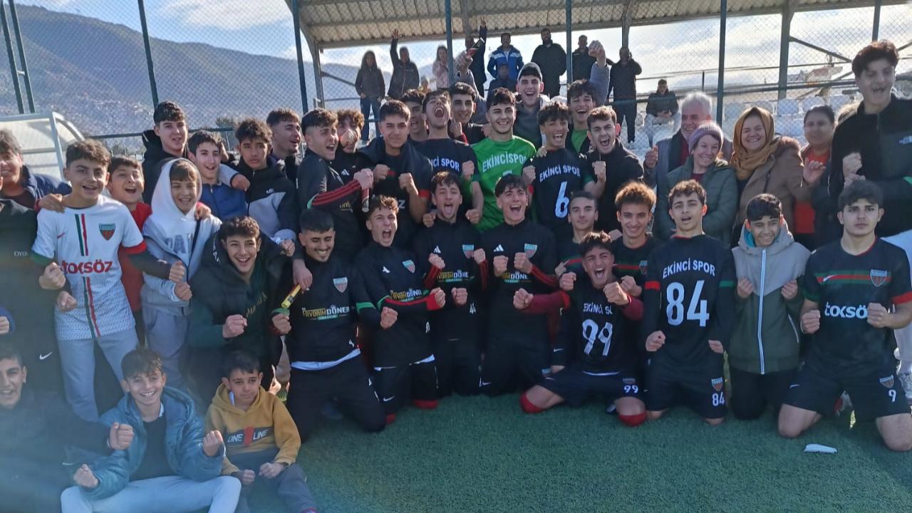 U18 LİGİ’NDE ŞAMPİYON EKİNCİ SPOR OLDU