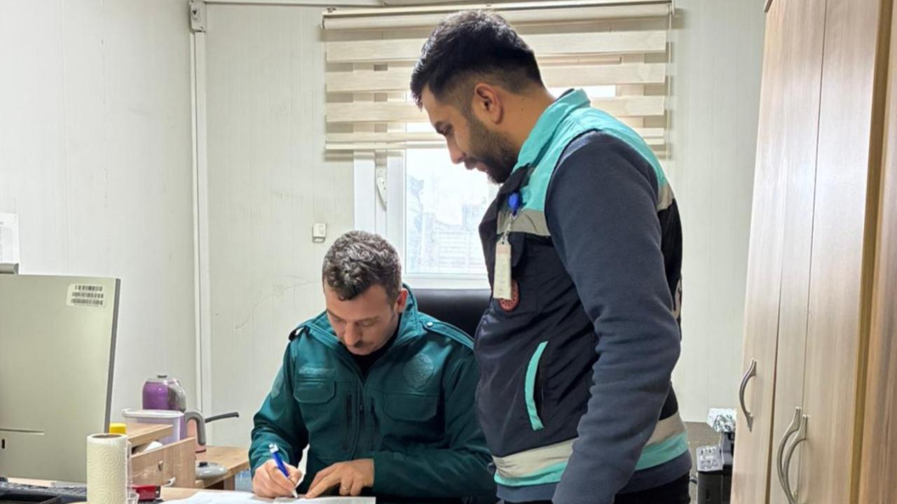 Zeytin Dalı Gümrük Kapısı’nda Çevre Sağlığı Denetimi