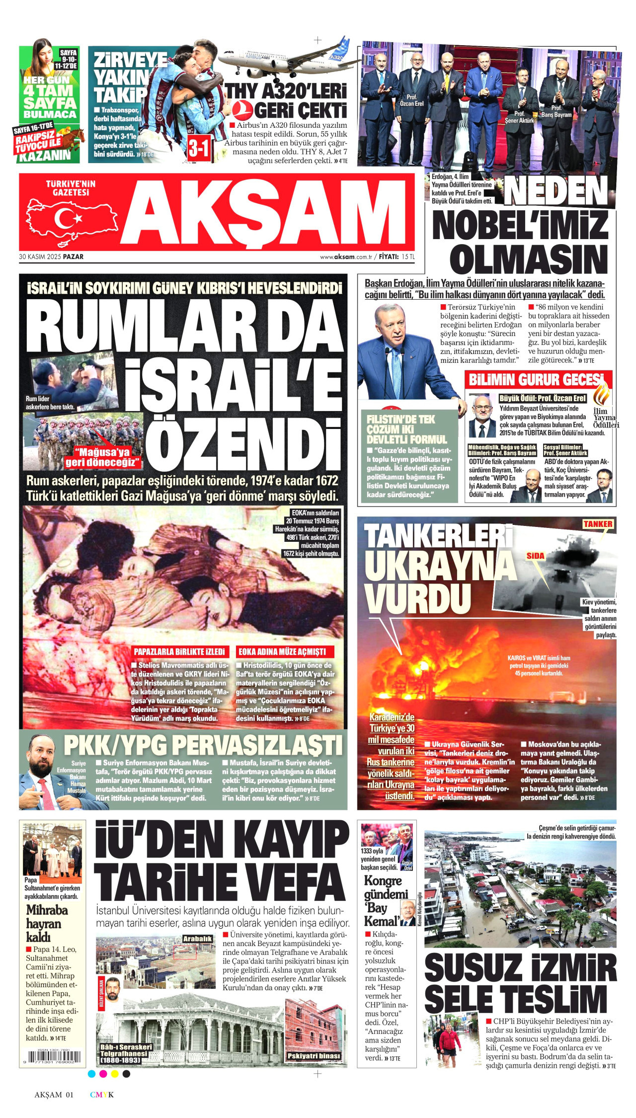 AKŞAM Gazete Manşeti