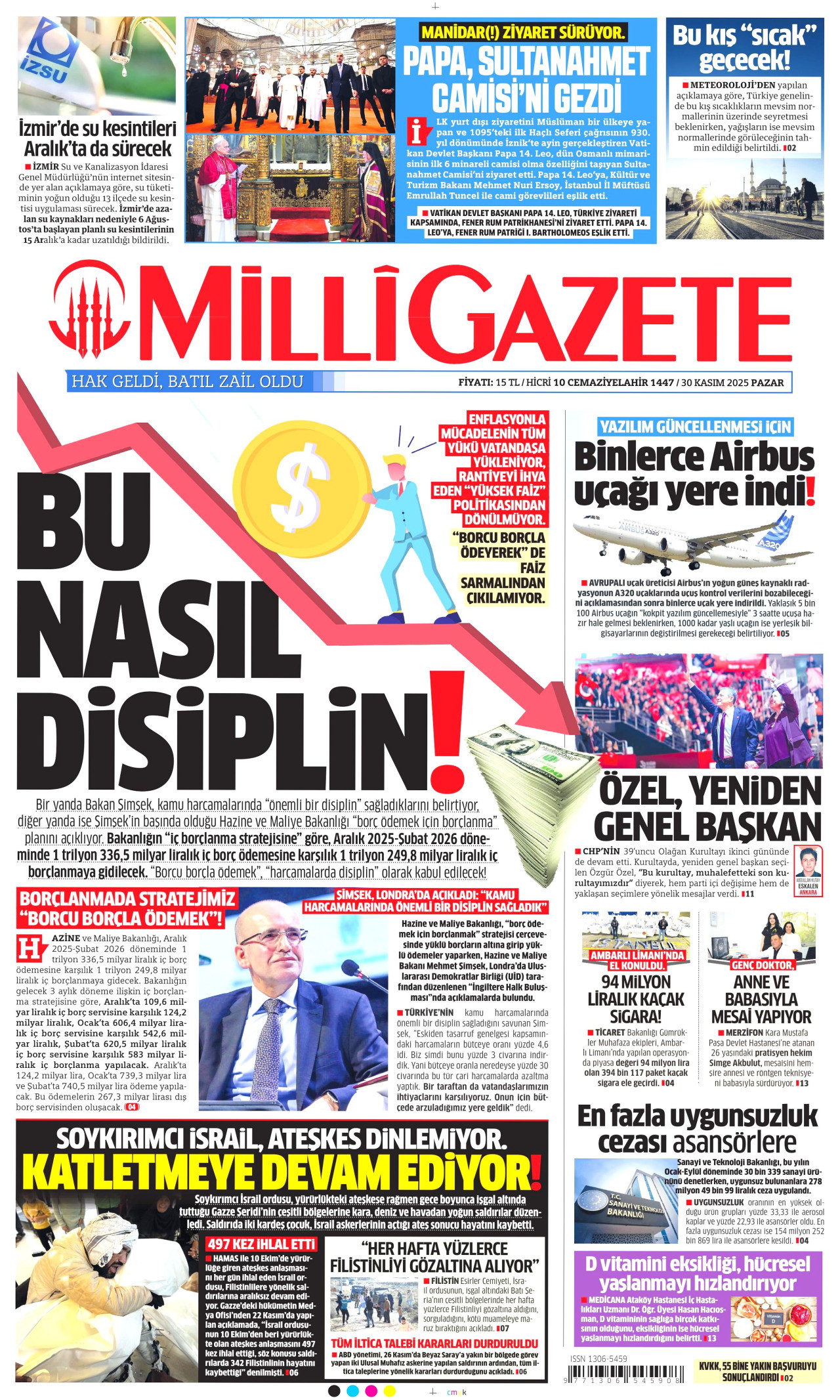 MİLLİ GAZETE Gazete Manşeti