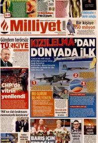 MİLLİYET Gazete Manşeti