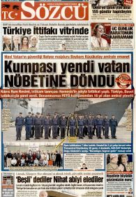 SÖZCÜ Gazete Manşeti