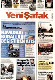 YENİ ŞAFAK Gazete Manşeti