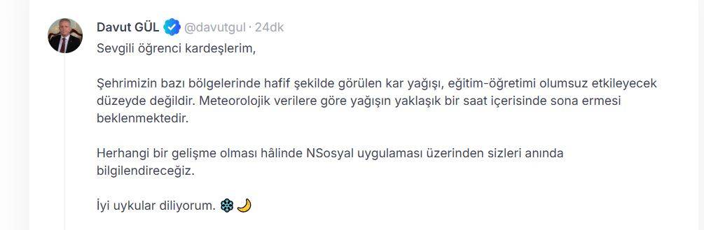 İstanbul'da okullar tatil mi? Vali Davut Gül'den kar yağışı sonrası son dakika açıklaması!