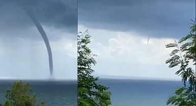 HATAY'DA YAĞMUR SONRASI HORTUM OLUŞTU